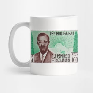 Patrice Lumumba Memorial Mali Postage Stamp Mug